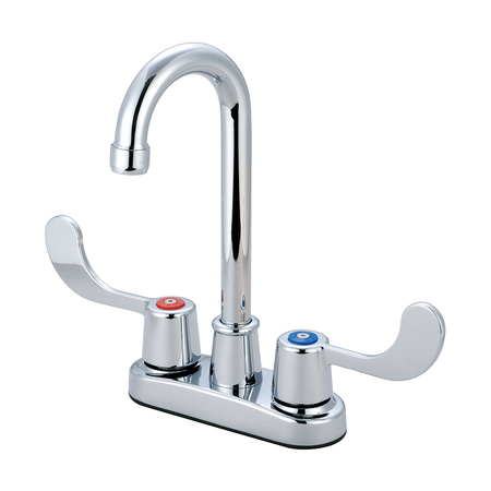 OLYMPIA FAUCETS Two Handle Bar Faucet, NPSM, Bar, Polished Chrome, Weight: 2.2 B-8180